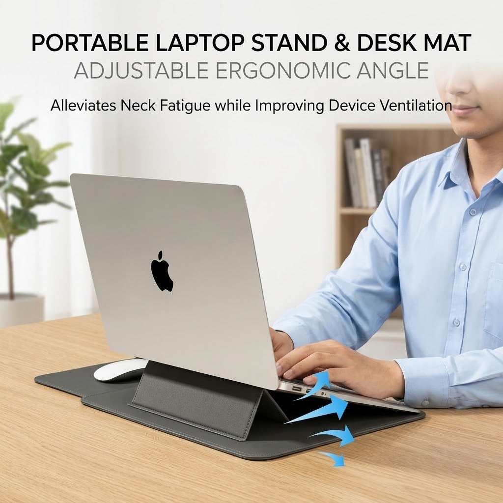 Housse et support pour ordinateur portable
