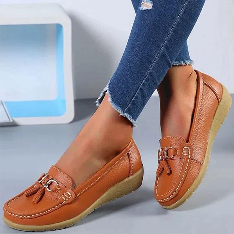 Leather Orthopedic Loafers – Isabella