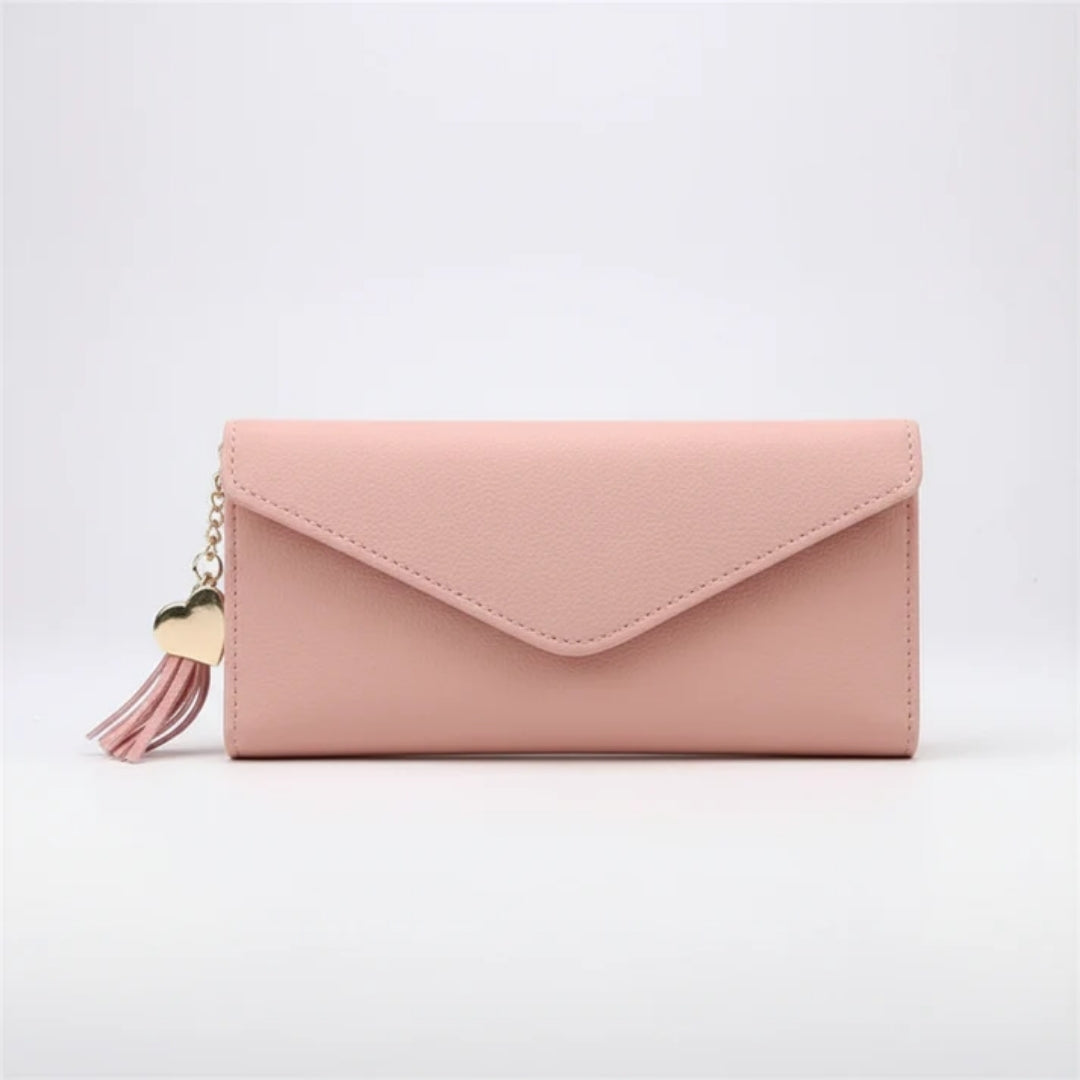 Portefeuille en cuir - style western, avec compartiments pratiques et forme fine