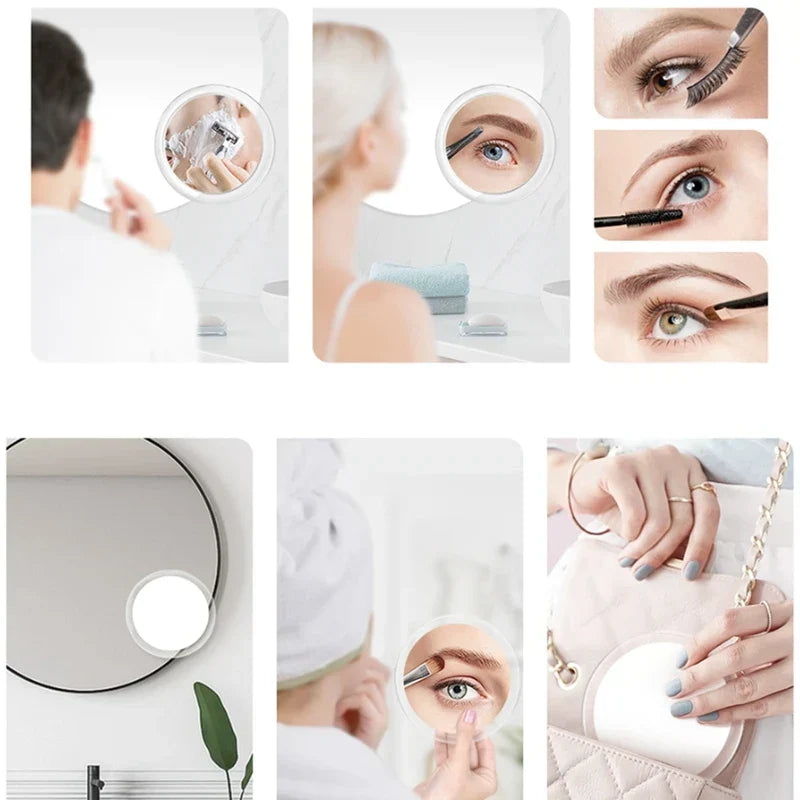 LED Makeup Mirror with 10x Magnification