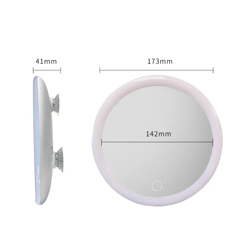 LED Makeup Mirror with 10x Magnification