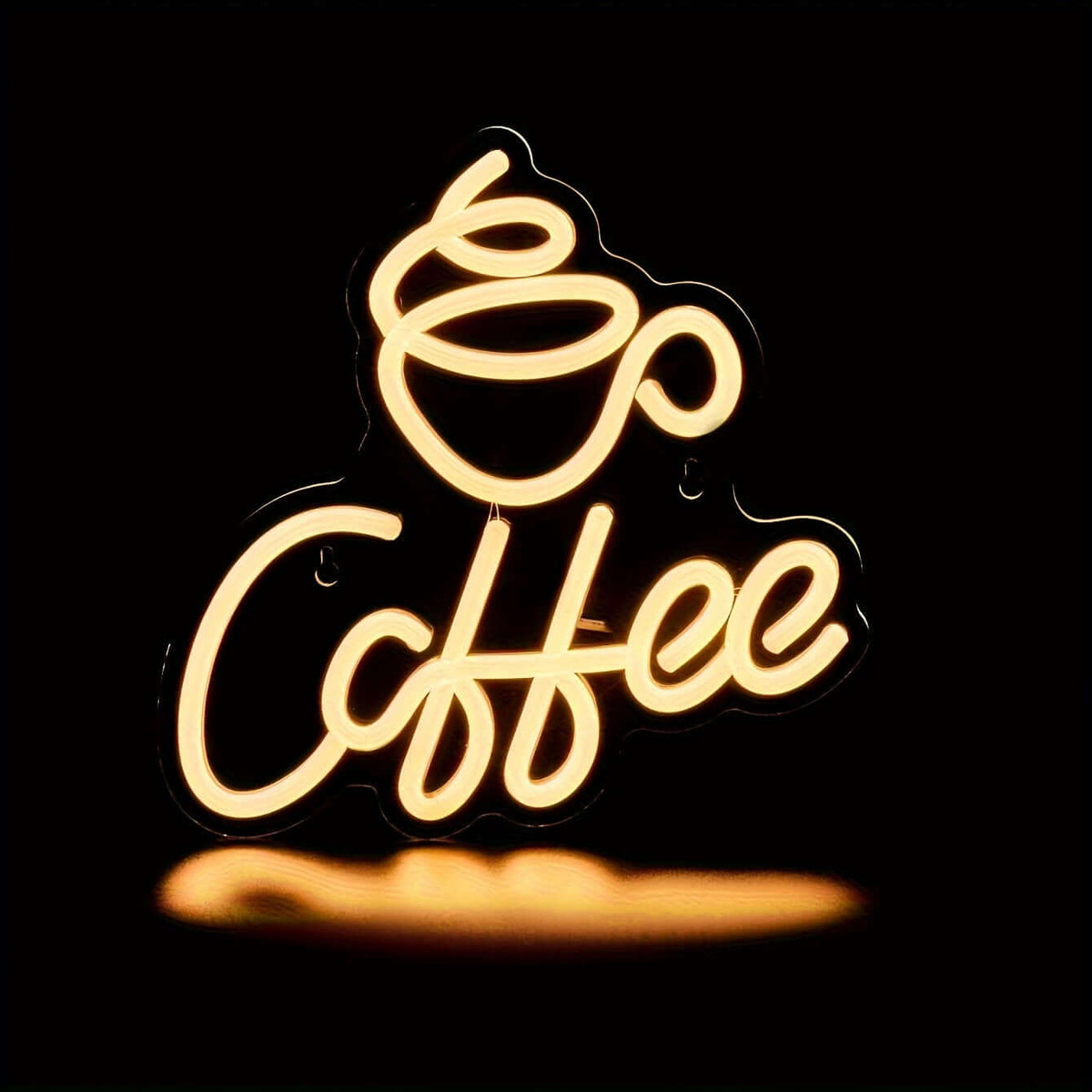 LED Neon Coffee Sign - Wall Decor for Coffee Lovers