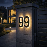 LIGHT SIGN – Números LED para casas personalizables individualmente para hogares modernos