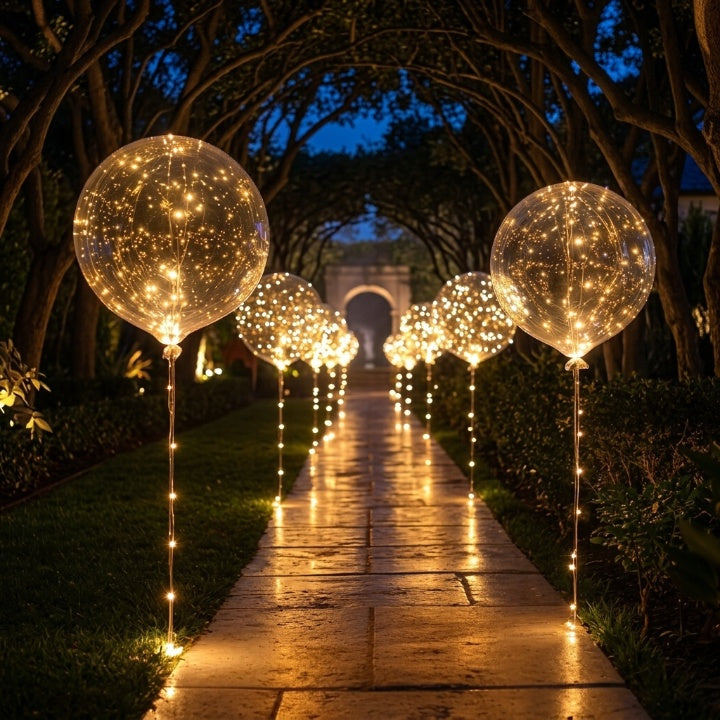 Light-Up Balloons – Party Decorations with a Warm Glow | Pack of 10