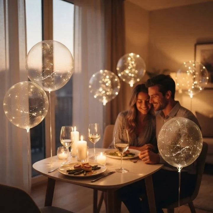 Light-Up Balloons – Party Decorations with a Warm Glow | Pack of 10