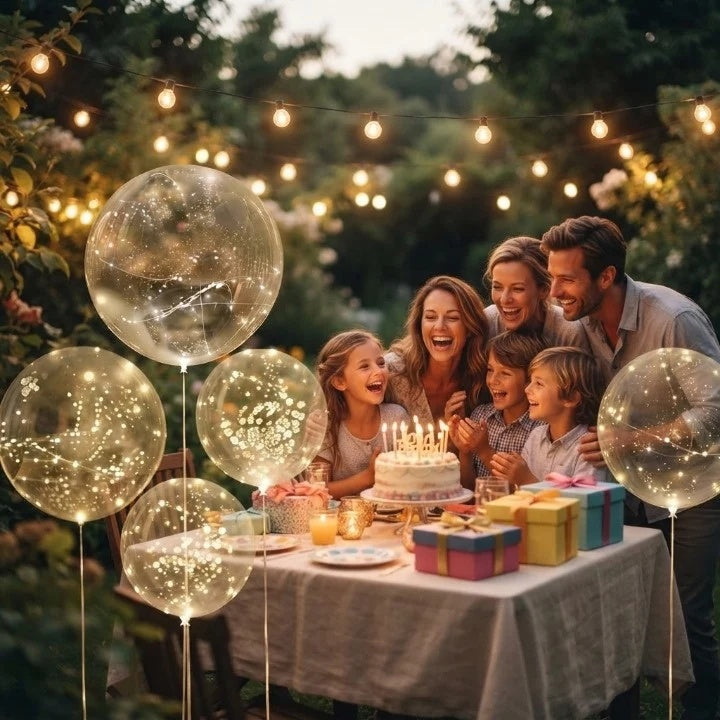 Light-Up Balloons – Party Decorations with a Warm Glow | Pack of 10