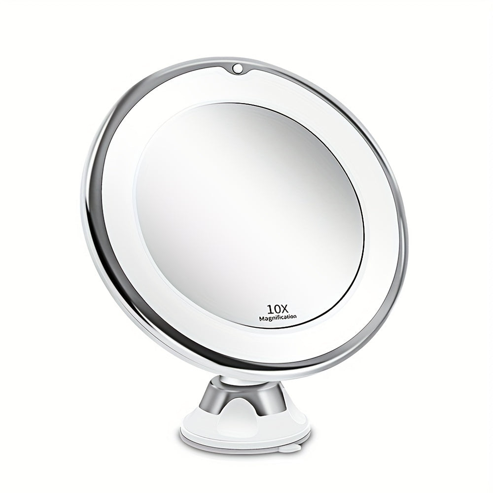 Lighted Magnifying Mirror with Suction Cup