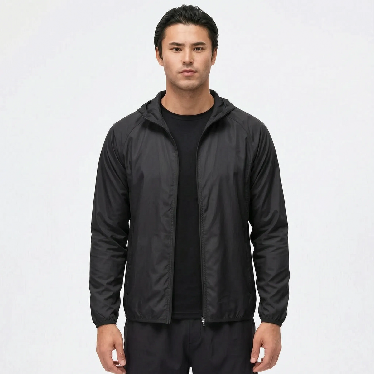 Lightweight Hooded Windbreaker