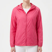 Lightweight Hooded Windbreaker Jacket