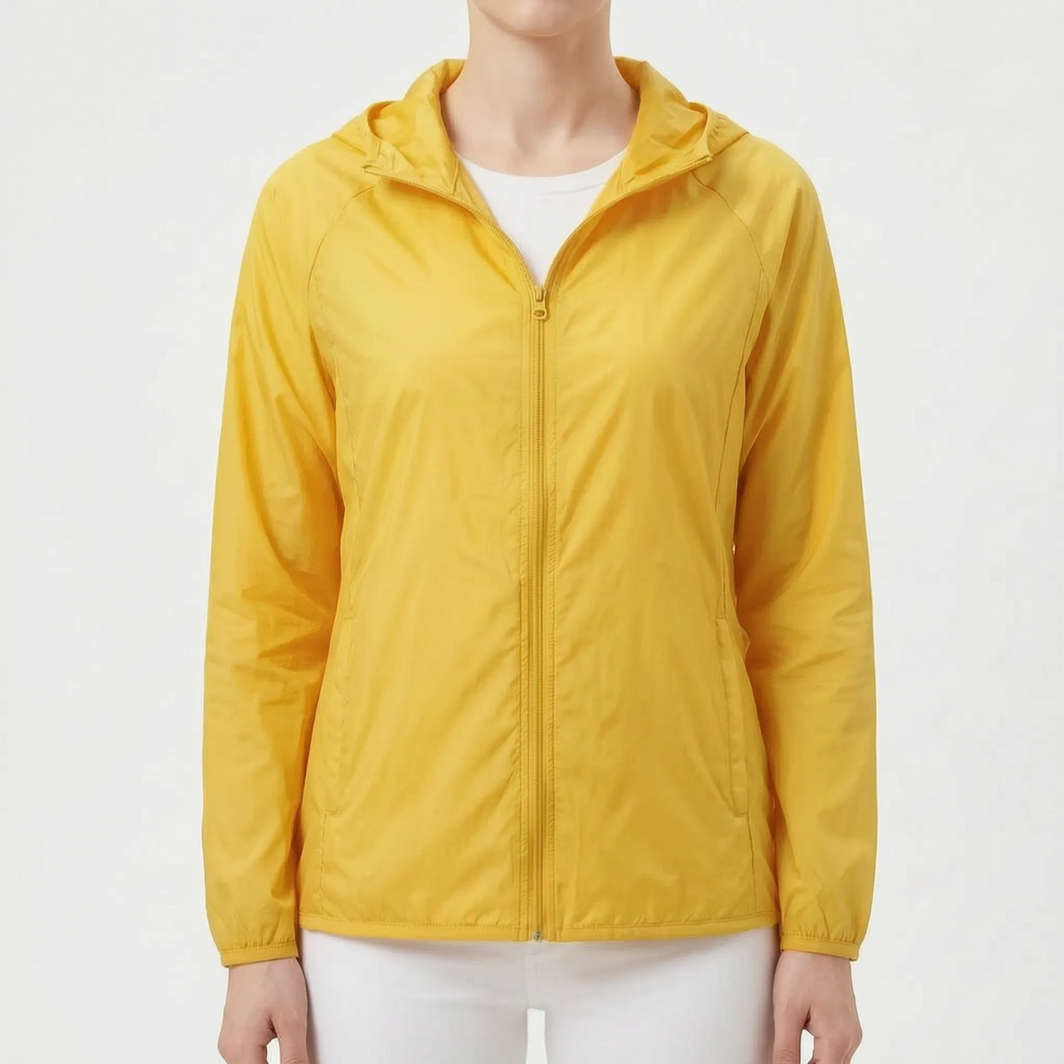 Lightweight Hooded Windbreaker Jacket