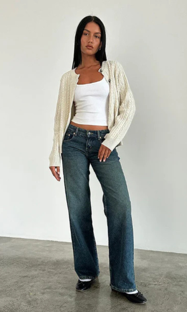 Jean taille basse | Confort et style | Denim tendance