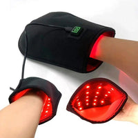 Gant de luminothérapie rouge pour douleurs articulaires de la main