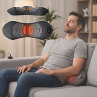Masseur Lombaire Chauffant pour Soulagement des Douleurs Dorsales