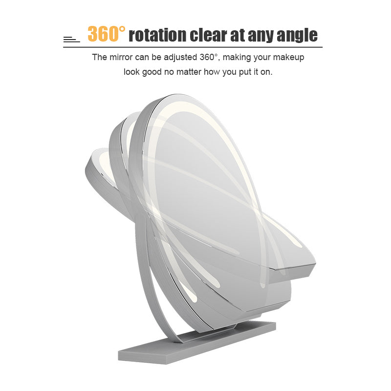 Luminara Dimmable LED Touch Vanity Mirror For Precision Makeup And Skincare