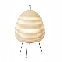 LUMIRICE – Lámpara de mesa elegante de papel de arroz con diseño japonés