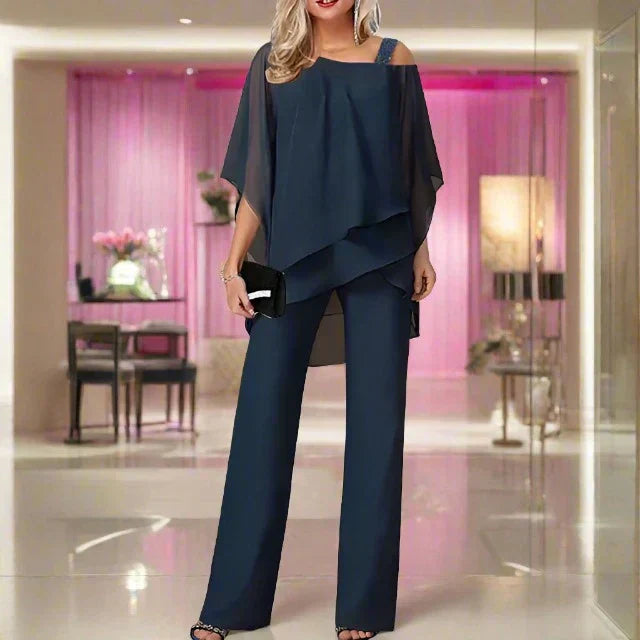 Luxury Chiffon Set for Elegant Evenings