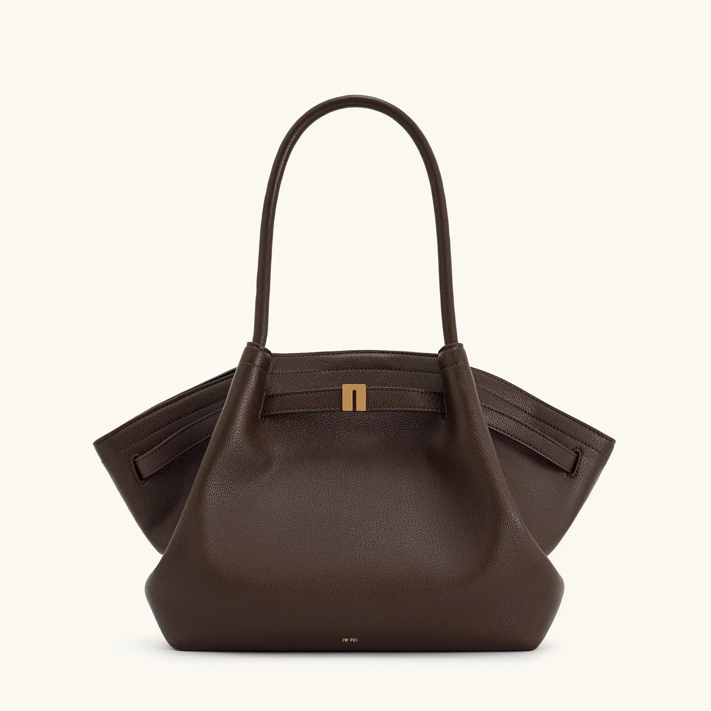 Luxury Shoulder Bag for Women - Large Capacity, Elegant Design, Black Faux Suede