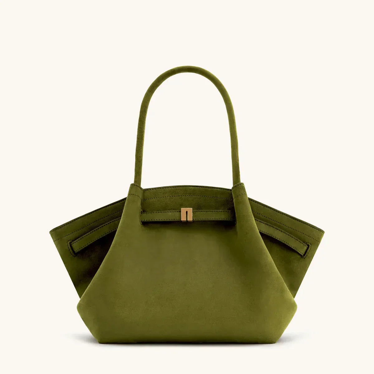 Luxury Shoulder Bag for Women - Large Capacity, Elegant Design, Black Faux Suede