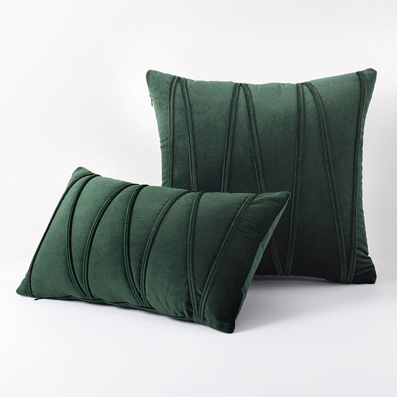 Housses de coussin de luxe en tissu doux comme du velours au design élégant