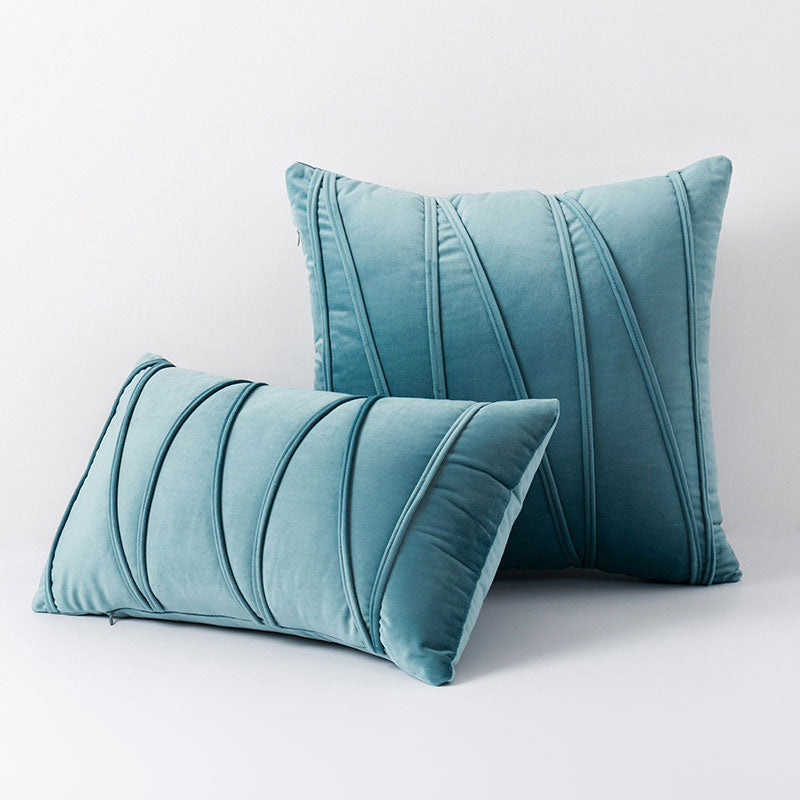 Housses de coussin de luxe en tissu doux comme du velours au design élégant