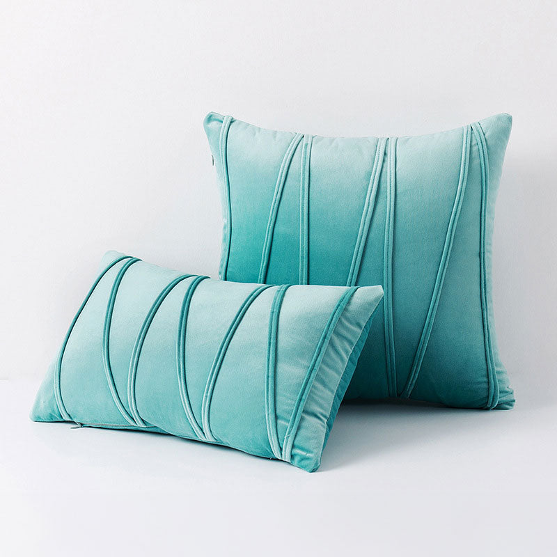 Housses de coussin de luxe en tissu doux comme du velours au design élégant