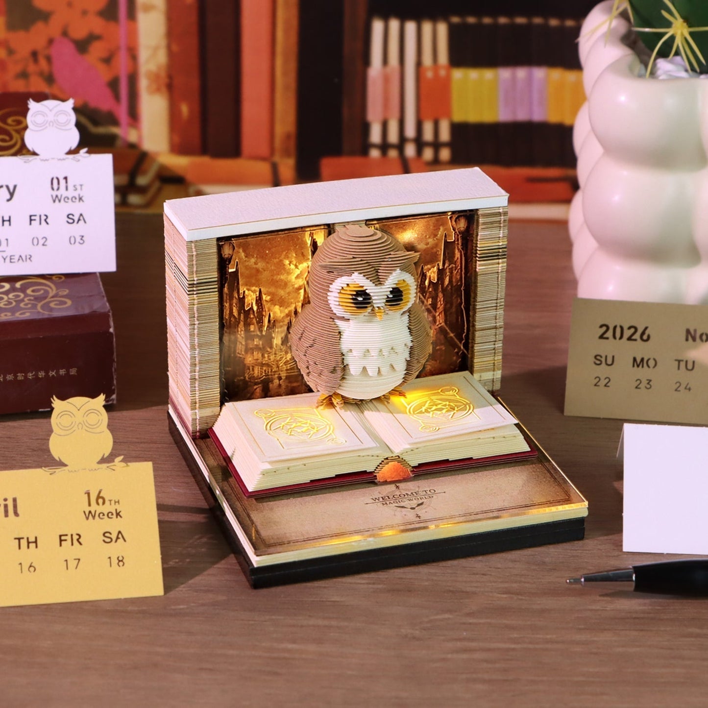 Magic Calendar 2026 – Light-Up Owl