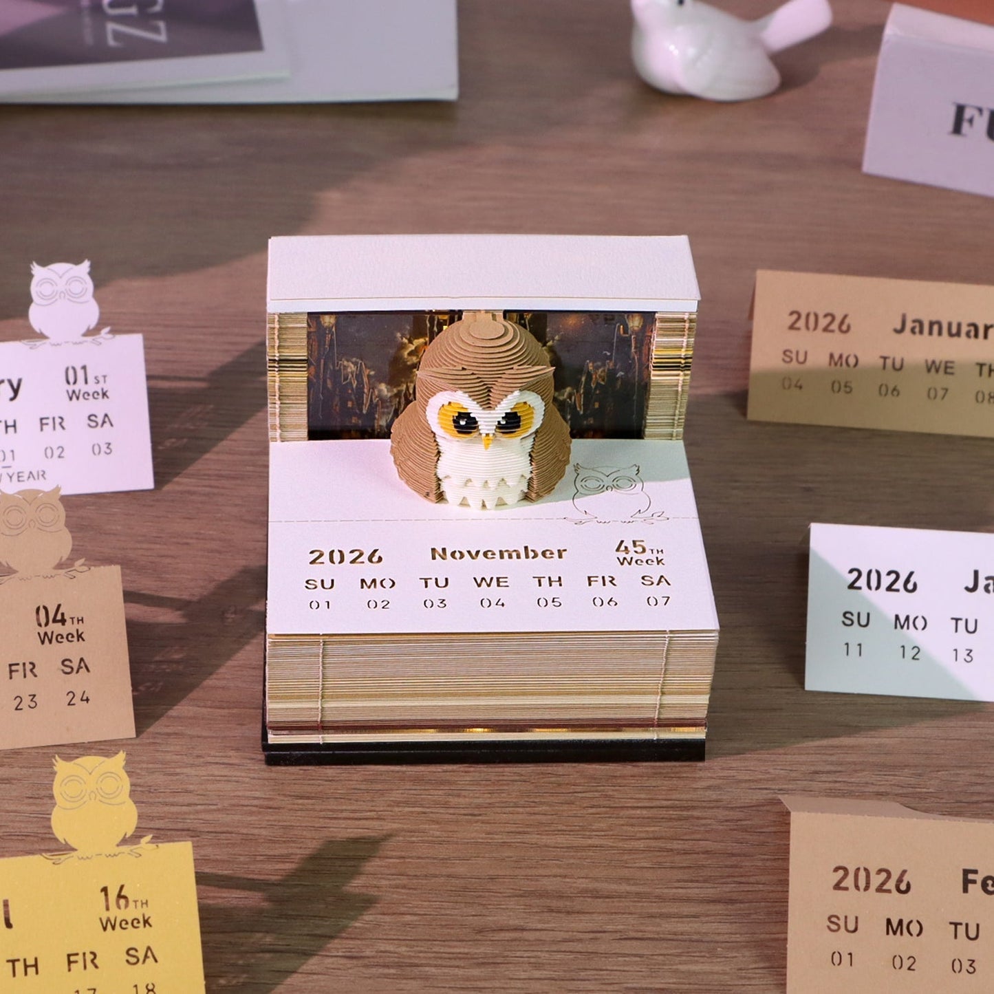 Magic Calendar 2026 – Light-Up Owl