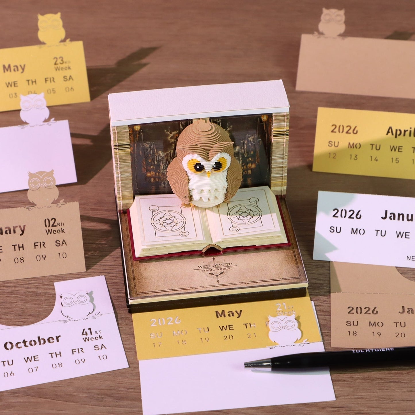 Magic Calendar 2026 – Light-Up Owl