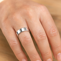 Bague de guérison magnétique en acier inoxydable