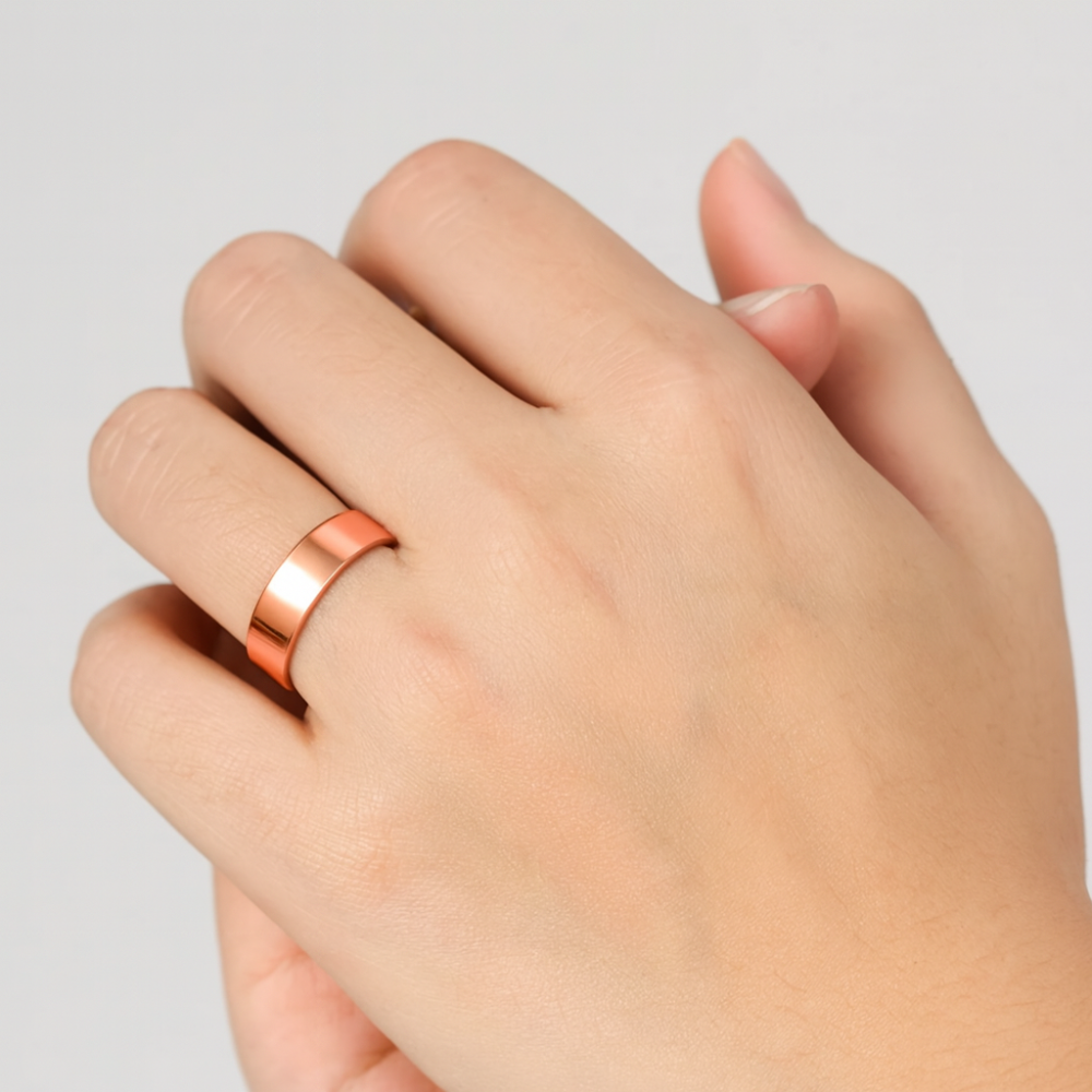 Bague de guérison magnétique en acier inoxydable
