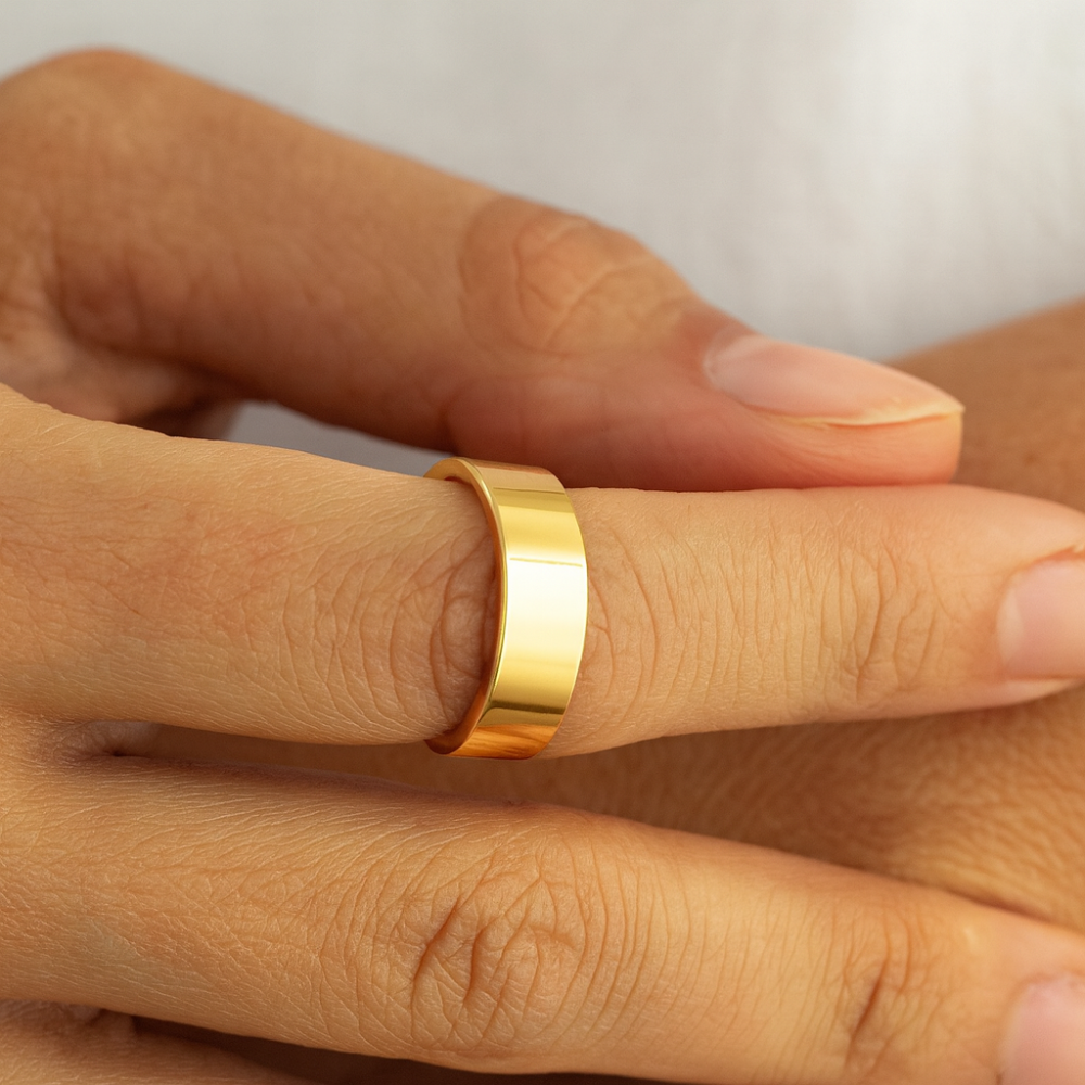 Bague de guérison magnétique en acier inoxydable