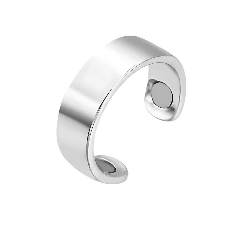 Bague de guérison magnétique en acier inoxydable