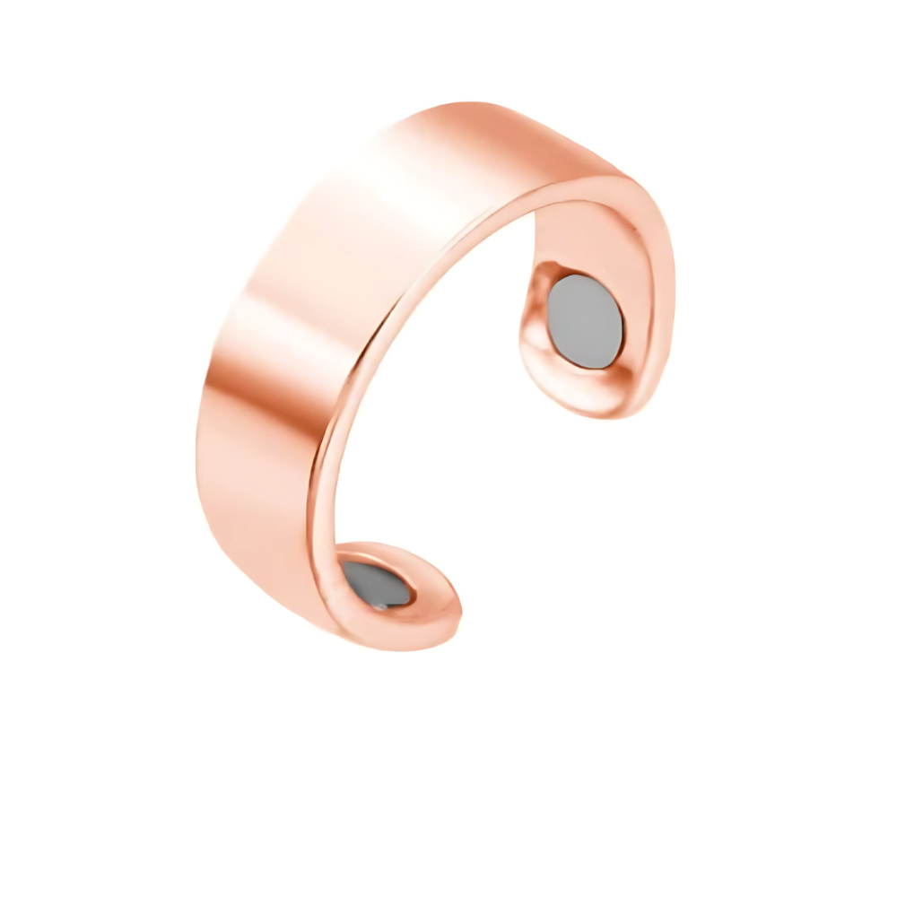 Bague de guérison magnétique en acier inoxydable