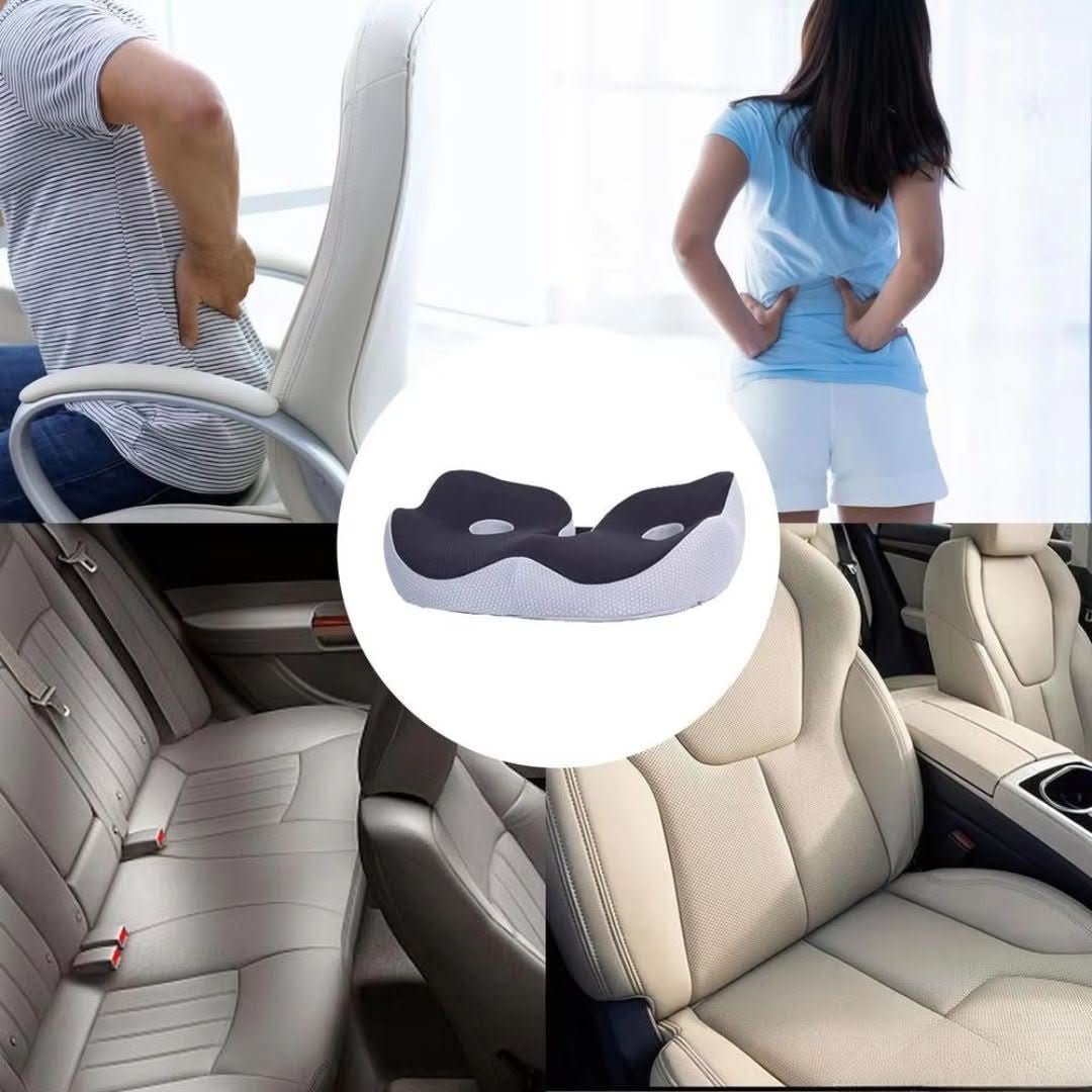 Memory Foam Cushion — Ergonomic Spinal Alignment Support