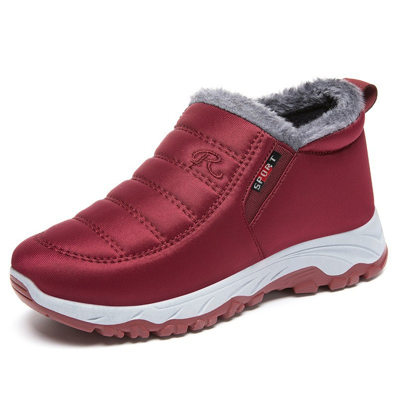 Men's and Women's Comfortable Slip-On Fleece-Lined Winter Boots