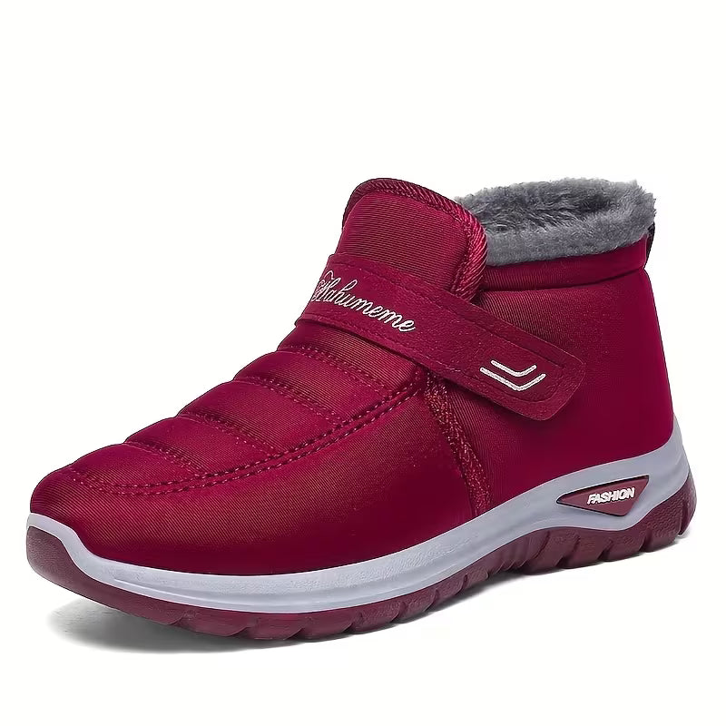 Men's and Women's Comfortable Slip-On Fleece-Lined Winter Boots