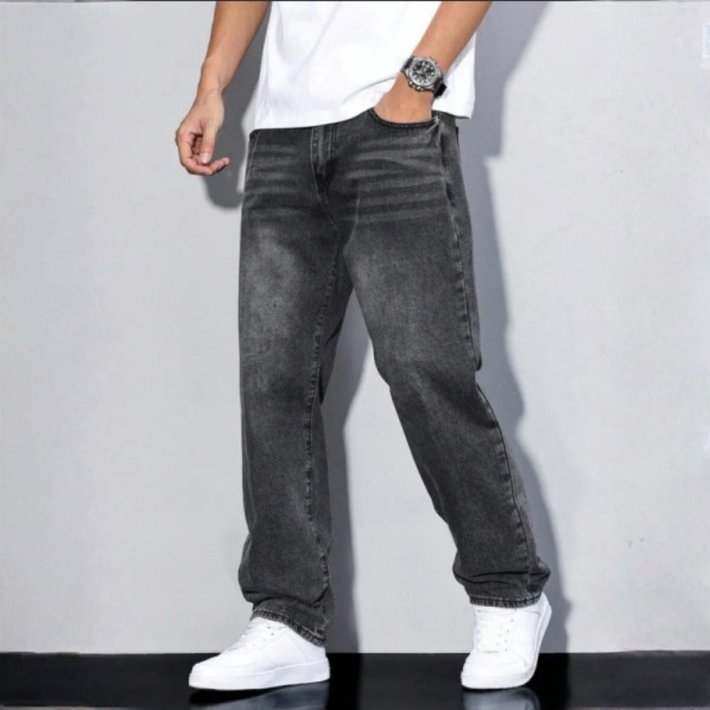 Men's Baggy Jeans – Loose Fit