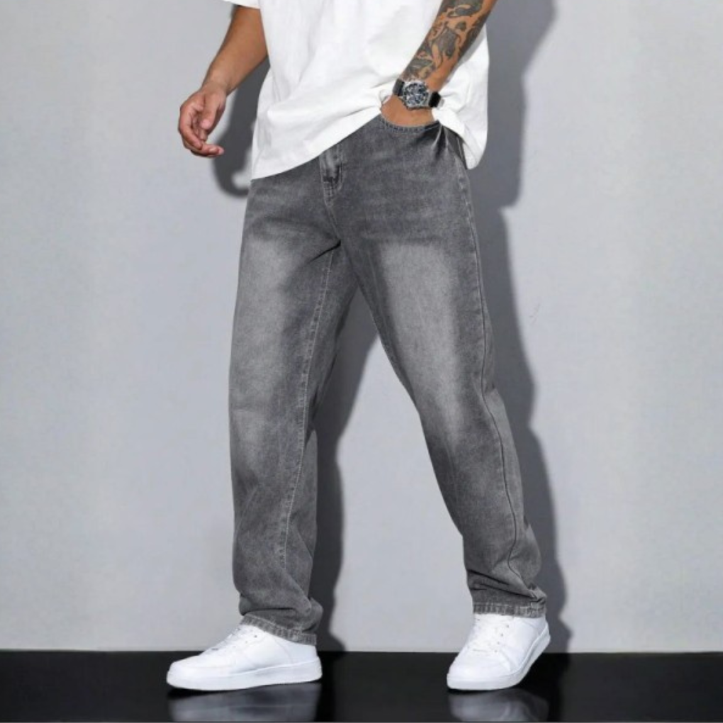 Men's Baggy Jeans – Loose Fit