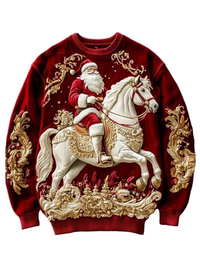Pull de Noël pour homme avec motif festif