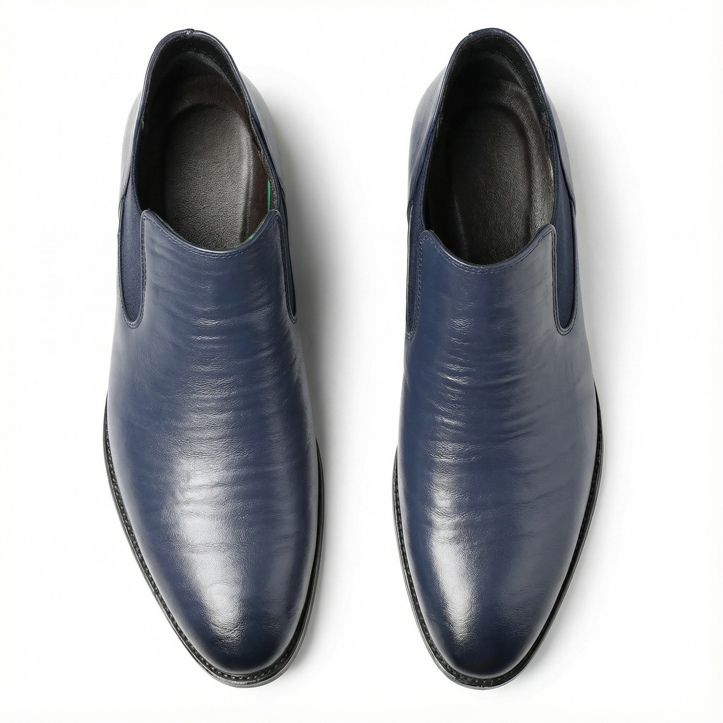 Bottines Chelsea classiques en cuir pour hommes