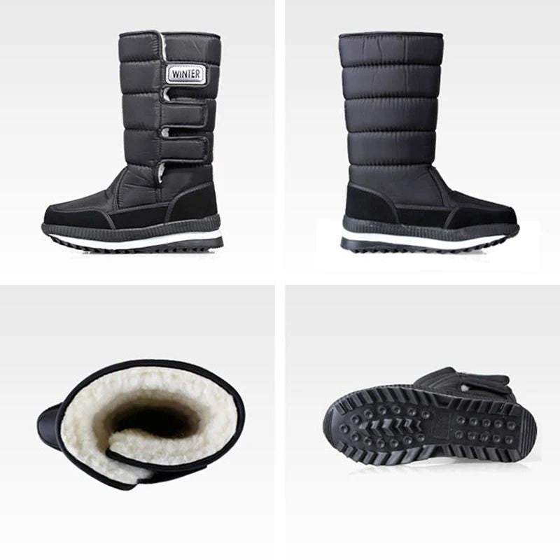 Men's Cold-Weather Fur-Lined Boots