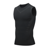 Men's Compression Vest | Stretchy Nylon & Spandex | Sleeveless Base Layer for Workout & Everyday Wear