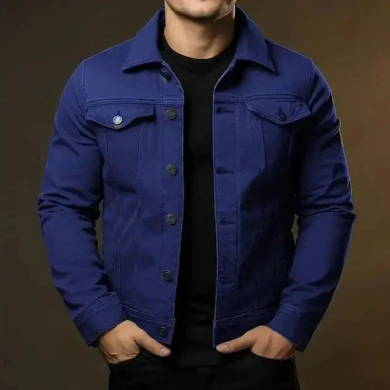 Veste en jean pour homme - veste streetwear robuste et intemporelle