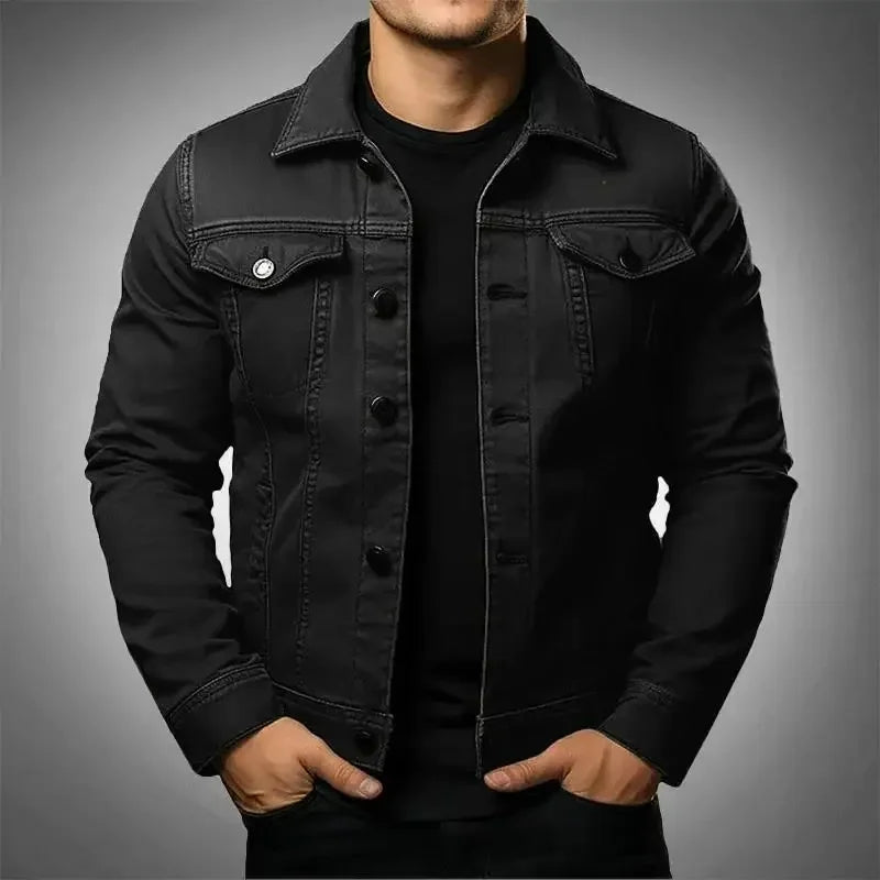 Veste en jean pour homme - veste streetwear robuste et intemporelle
