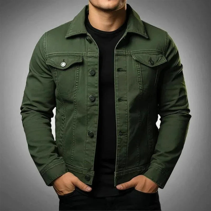 Veste en jean pour homme - veste streetwear robuste et intemporelle