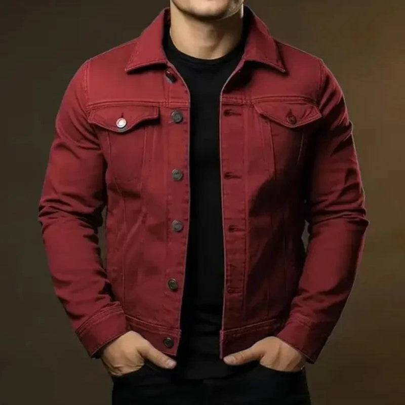 Veste en jean pour homme - veste streetwear robuste et intemporelle