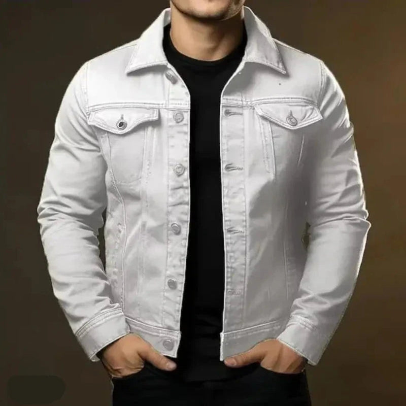 Veste en jean pour homme - veste streetwear robuste et intemporelle