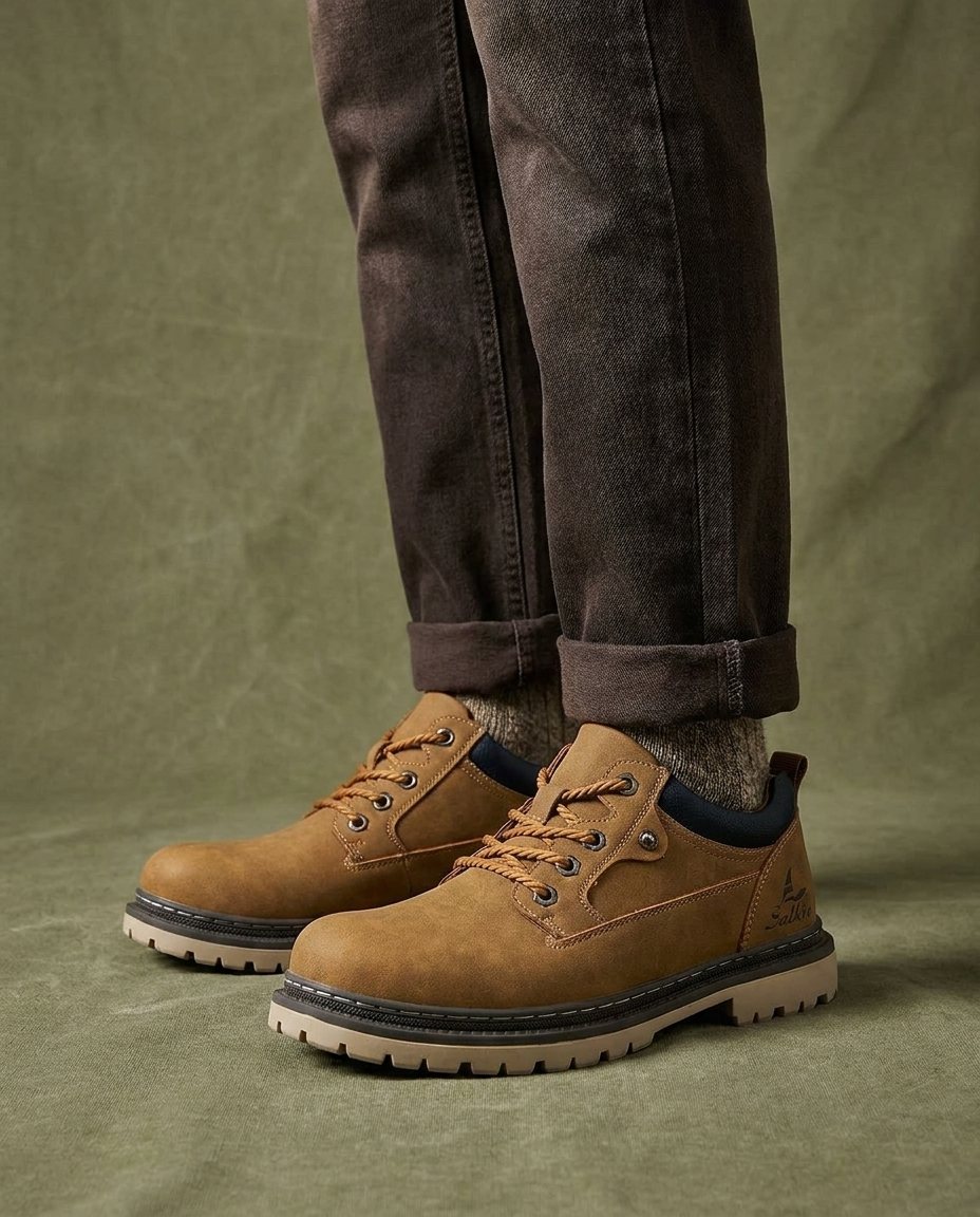 Men's Durable Leather Work Boots