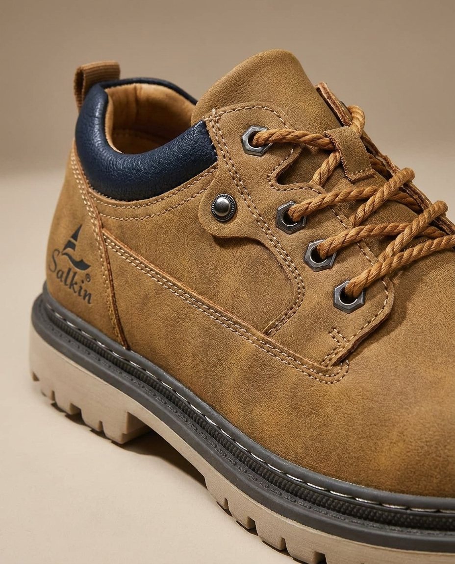 Men's Durable Leather Work Boots