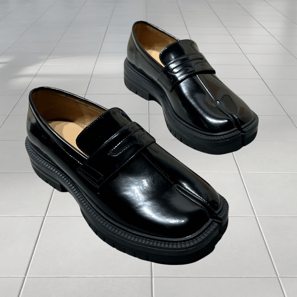 Men's Elegant Split Toe Shoes with Thick Sole